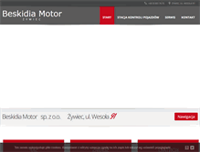 Tablet Screenshot of beskidiamotor.pl